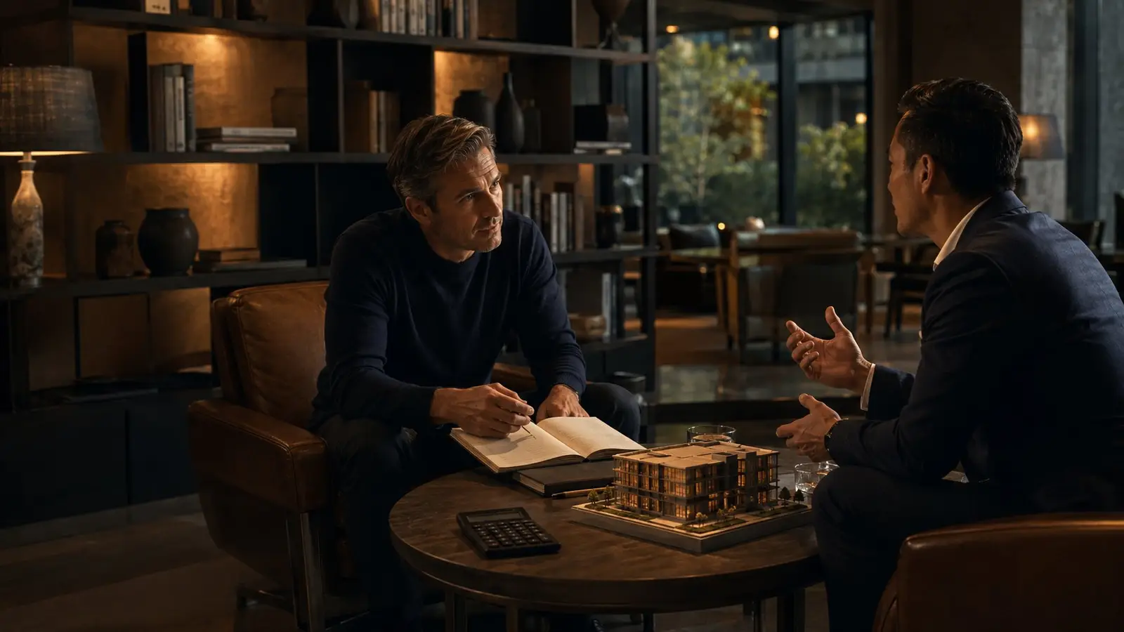 An advisor walks a hotel owner through financing options