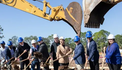Wealth Hospitality Group groundbreaking ceremony for a new hotel development