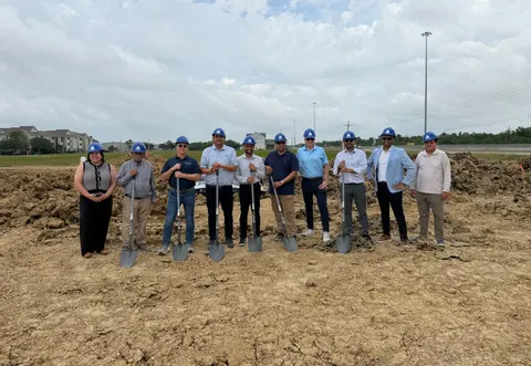 Groundbreaking for WoodSpring Suites in Port Arthur, Texas with Sonari Capital and Bridge